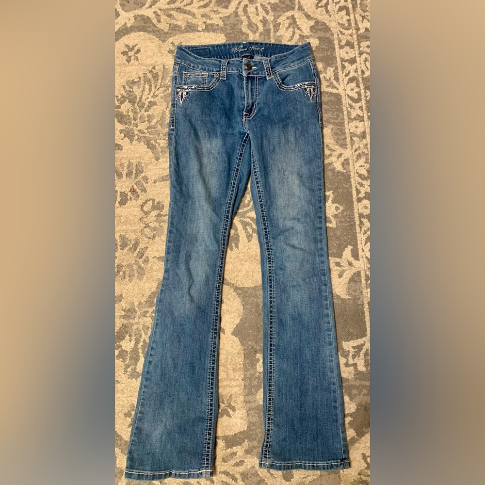 Size 27 Wired heart bootcut Jeans for Women